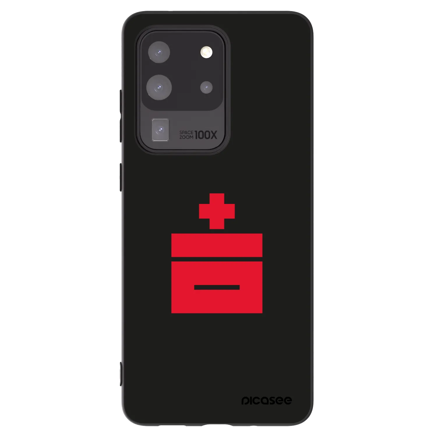 Picasee silikonowe czarne etui na Samsung Galaxy S20 Ultra 5G G988F - Le Plastenciaga
