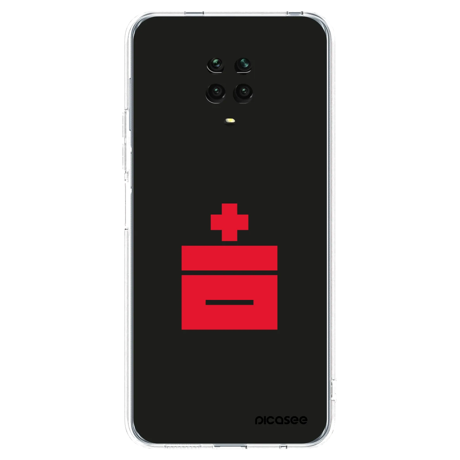 Picasee silikonowe przeźroczyste etui na Xiaomi Redmi Note 9 Pro - Le Plastenciaga