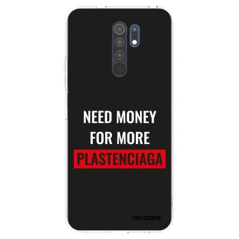 Picasee silikonowe przeźroczyste etui na Xiaomi Redmi 9 - More PLASTENCIAGA