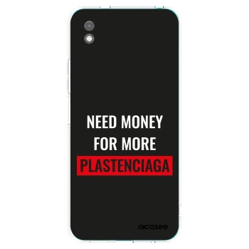 Picasee silikonowe czarne etui na Xiaomi Redmi 9A - More PLASTENCIAGA