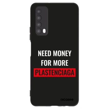 Picasee silikonowe czarne etui na Huawei P Smart 2021 - More PLASTENCIAGA