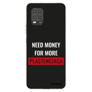 Picasee silikonowe przeźroczyste etui na Xiaomi Mi 10 Lite - More PLASTENCIAGA