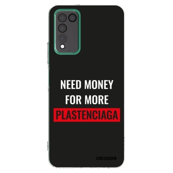 Picasee silikonowe przeźroczyste etui na Honor 10X Lite - More PLASTENCIAGA