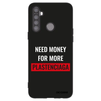 Picasee silikonowe czarne etui na Realme 5 - More PLASTENCIAGA