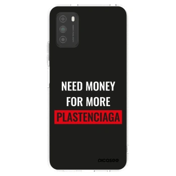 Picasee silikonowe przeźroczyste etui na Xiaomi Poco M3 - More PLASTENCIAGA