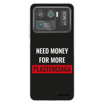 Picasee silikonowe przeźroczyste etui na Xiaomi Mi 11 Ultra - More PLASTENCIAGA