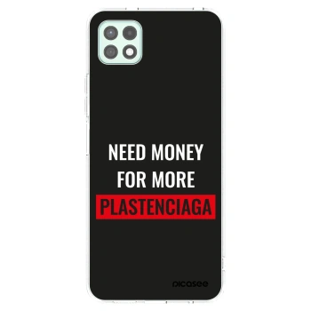 Picasee silikonowe przeźroczyste etui na Samsung Galaxy A22 A226B 5G - More PLASTENCIAGA