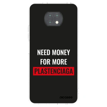 Picasee silikonowe przeźroczyste etui na Xiaomi Redmi Note 9T - More PLASTENCIAGA