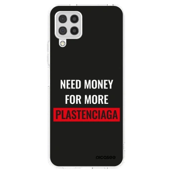 Picasee silikonowe przeźroczyste etui na Samsung Galaxy A22 A225F 4G - More PLASTENCIAGA