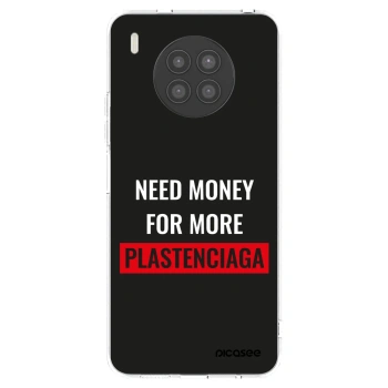 Picasee silikonowe przeźroczyste etui na Huawei Nova 8i - More PLASTENCIAGA