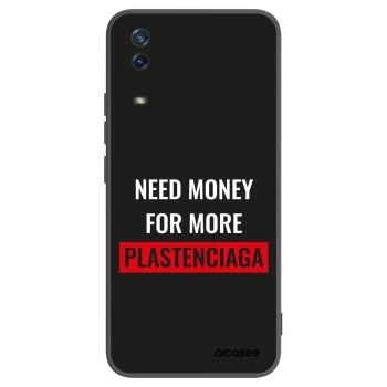 Picasee silikonowe czarne etui na Vivo Y11s - More PLASTENCIAGA