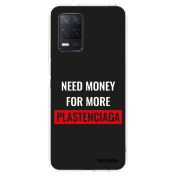 Picasee silikonowe przeźroczyste etui na Realme 8 5G - More PLASTENCIAGA