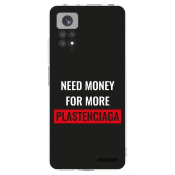 Picasee silikonowe przeźroczyste etui na Xiaomi Redmi Note 11S 4G - More PLASTENCIAGA
