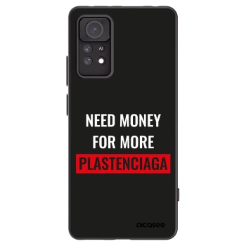 Picasee silikonowe czarne etui na Xiaomi Redmi Note 11 Pro 5G - More PLASTENCIAGA