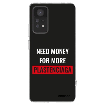 Picasee silikonowe przeźroczyste etui na Xiaomi Redmi Note 11 Pro 5G - More PLASTENCIAGA