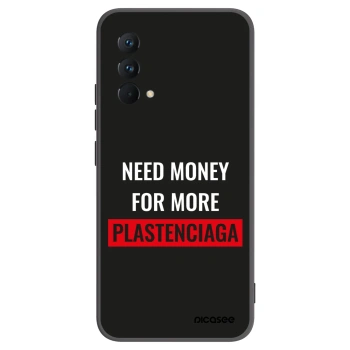 Picasee silikonowe czarne etui na Realme GT Master Edition 5G - More PLASTENCIAGA