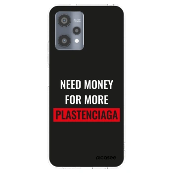 Picasee silikonowe przeźroczyste etui na Realme 9 Pro 5G - More PLASTENCIAGA