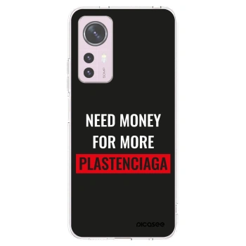 Picasee silikonowe przeźroczyste etui na Xiaomi 12 - More PLASTENCIAGA