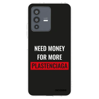 Picasee silikonowe przeźroczyste etui na Vivo V23 5G - More PLASTENCIAGA