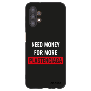 Picasee silikonowe czarne etui na Samsung Galaxy A13 4G A135 - More PLASTENCIAGA