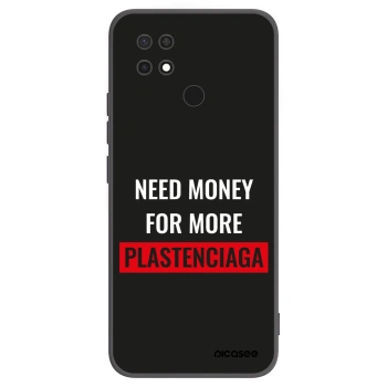 Picasee silikonowe czarne etui na Xiaomi Redmi 10C - More PLASTENCIAGA