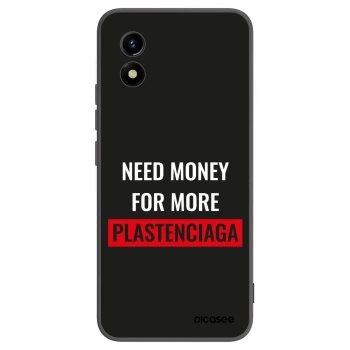 Picasee silikonowe czarne etui na Vivo Y01 - More PLASTENCIAGA