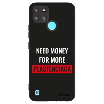 Picasee silikonowe czarne etui na Realme C21Y - More PLASTENCIAGA