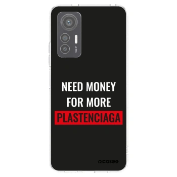 Picasee silikonowe przeźroczyste etui na Xiaomi 12 Lite - More PLASTENCIAGA
