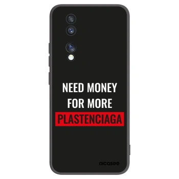 Picasee silikonowe czarne etui na Honor 70 - More PLASTENCIAGA