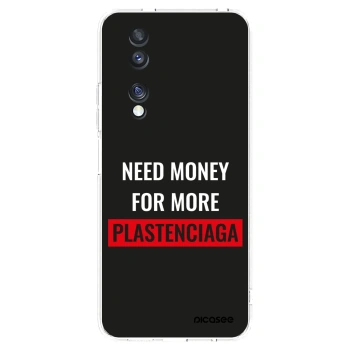 Picasee silikonowe przeźroczyste etui na Honor 70 - More PLASTENCIAGA