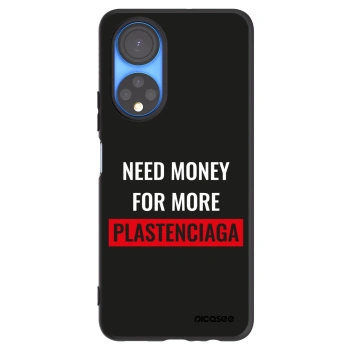 Picasee silikonowe czarne etui na Honor X7 - More PLASTENCIAGA