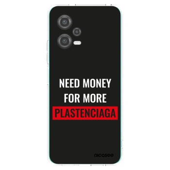 Picasee silikonowe przeźroczyste etui na Xiaomi Poco X5 - More PLASTENCIAGA