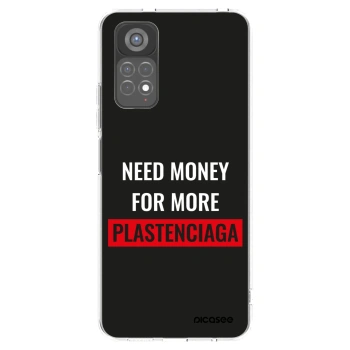 Picasee silikonowe przeźroczyste etui na Xiaomi Redmi Note 11S 5G - More PLASTENCIAGA