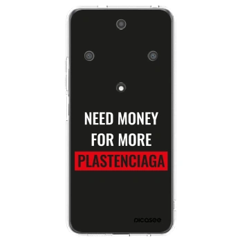 Picasee silikonowe przeźroczyste etui na Honor Magic5 Lite 5G - More PLASTENCIAGA