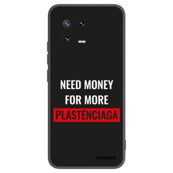 Picasee silikonowe czarne etui na Xiaomi 13 Pro - More PLASTENCIAGA