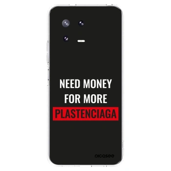 Picasee silikonowe przeźroczyste etui na Xiaomi 13 Pro - More PLASTENCIAGA