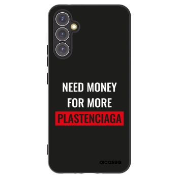 Picasee silikonowe czarne etui na Samsung Galaxy A34 5G A346B - More PLASTENCIAGA