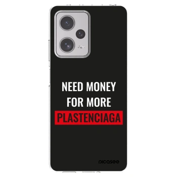 Picasee silikonowe przeźroczyste etui na Xiaomi Redmi Note 12 Pro+ 5G - More PLASTENCIAGA