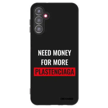 Picasee silikonowe czarne etui na Samsung Galaxy A14 5G A146P - More PLASTENCIAGA