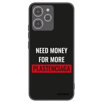 Picasee silikonowe czarne etui na Xiaomi Redmi 12 4G - More PLASTENCIAGA