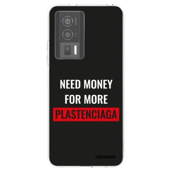 Picasee silikonowe przeźroczyste etui na Xiaomi Poco F5 Pro 5G - More PLASTENCIAGA