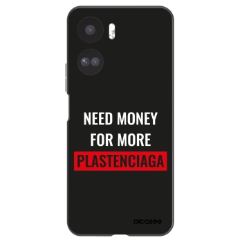 Picasee silikonowe czarne etui na Honor 90 Lite 5G - More PLASTENCIAGA