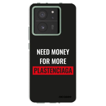 Picasee silikonowe przeźroczyste etui na Xiaomi 13T - More PLASTENCIAGA