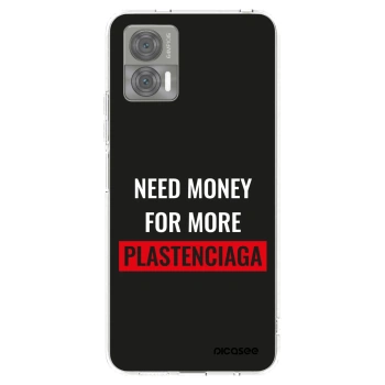 Picasee silikonowe przeźroczyste etui na Motorola Edge 30 Neo - More PLASTENCIAGA