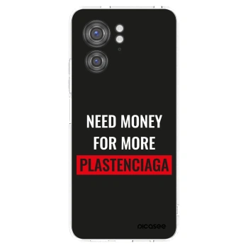 Picasee silikonowe przeźroczyste etui na Motorola Edge 40 - More PLASTENCIAGA