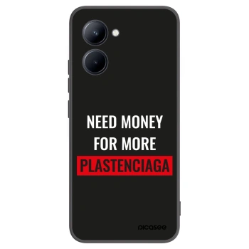 Picasee silikonowe czarne etui na Realme C33 (2023) - More PLASTENCIAGA