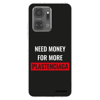 Picasee silikonowe przeźroczyste etui na Honor X7a - More PLASTENCIAGA