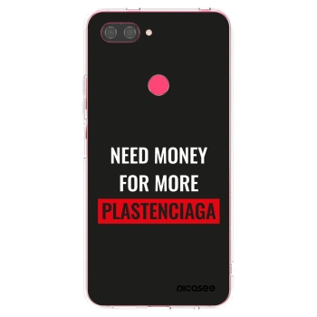 Picasee silikonowe przeźroczyste etui na Xiaomi Mi 8 Lite - More PLASTENCIAGA