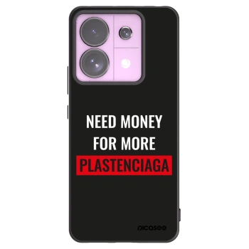 Picasee silikonowe czarne etui na Xiaomi Redmi Note 13 Pro 5G - More PLASTENCIAGA