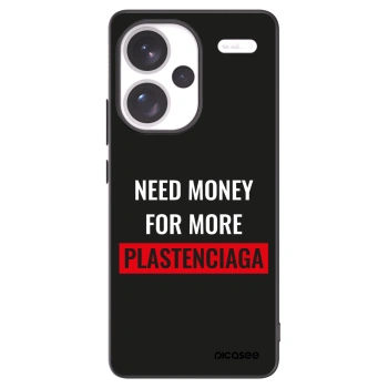 Picasee silikonowe czarne etui na Xiaomi Redmi Note 13 Pro+ 5G - More PLASTENCIAGA